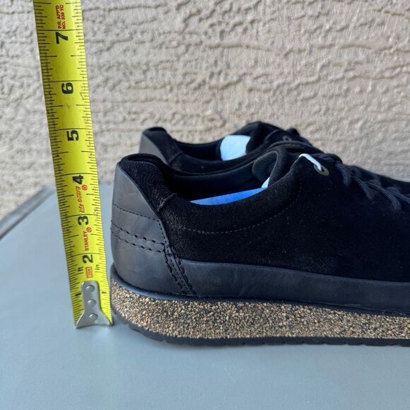 NEW Birkenstock Honnef Low Sneakers Men’s Size 44EU or 11US Black Suede Cork - Picture 11 of 12